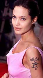 Angelina Jolie Tattoo